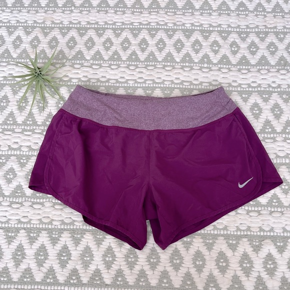 Nike Pants - Nike | Purple Dri-Fit Running Shorts (S)